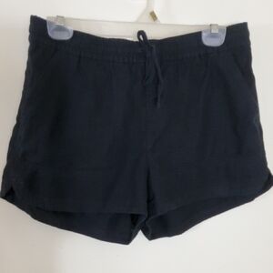 J. Crew Linen Blend Black Shorts Size S